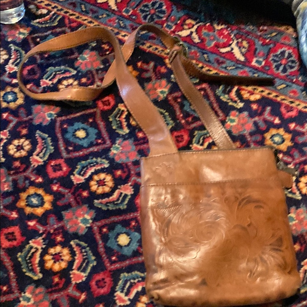 Brown Leather Crossbody Bag